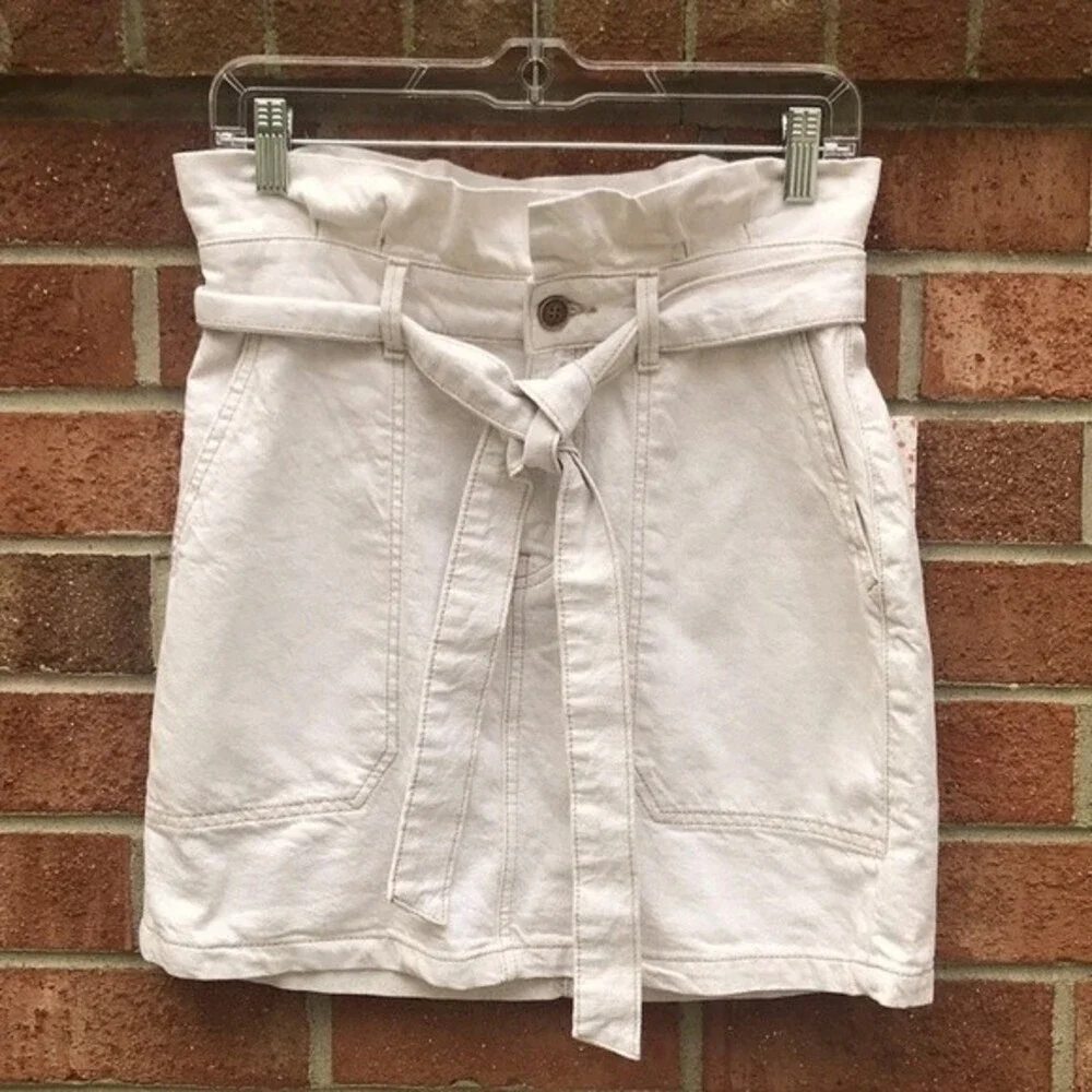 Free People Denim Skirt sz 4 NWT